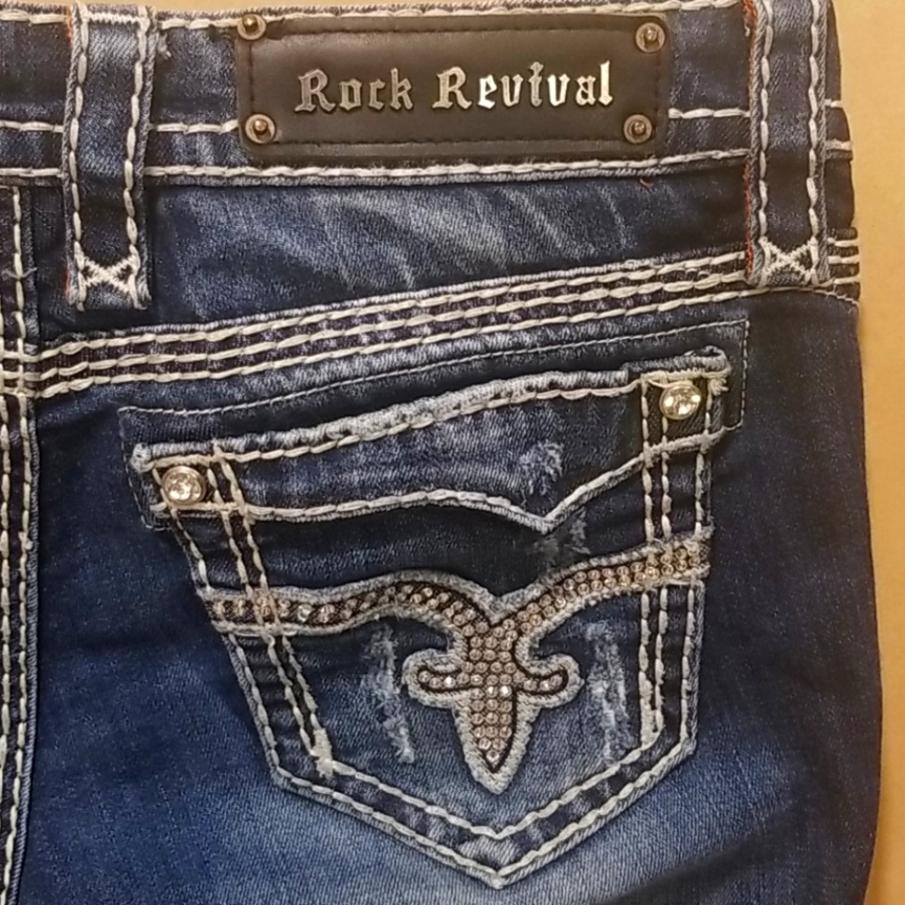Rock Revival distressed jeans